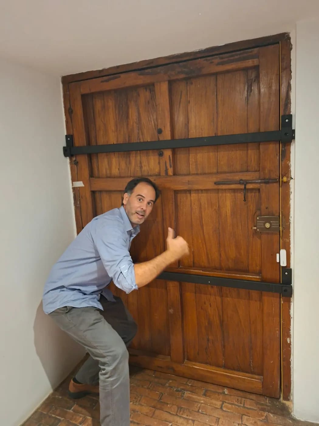 Refuerzo de acceso de madera